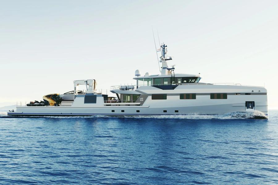 The 5th 53-metre Yacht Support - Damen Yachting official image