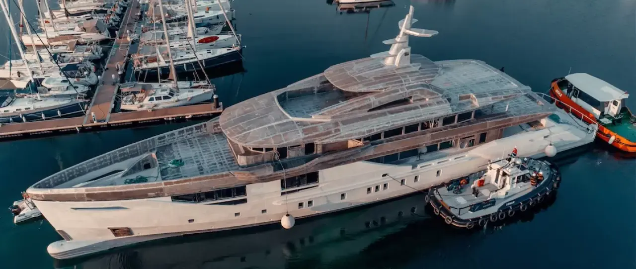 Bilgin Yachts - THE FIRST HULL OF BILGIN 163 COMPLETES THE TECHNICAL LAUNCH