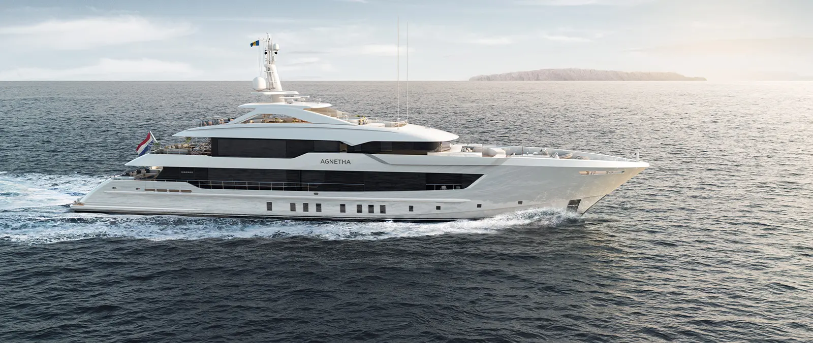 Heesen Reveals Project Agnetha: A 55m Steel Class Blue-Water Motor Yacht press image
