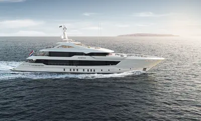 Heesen Reveals Project Agnetha: A 55m Steel Class Blue-Water Motor Yacht press image