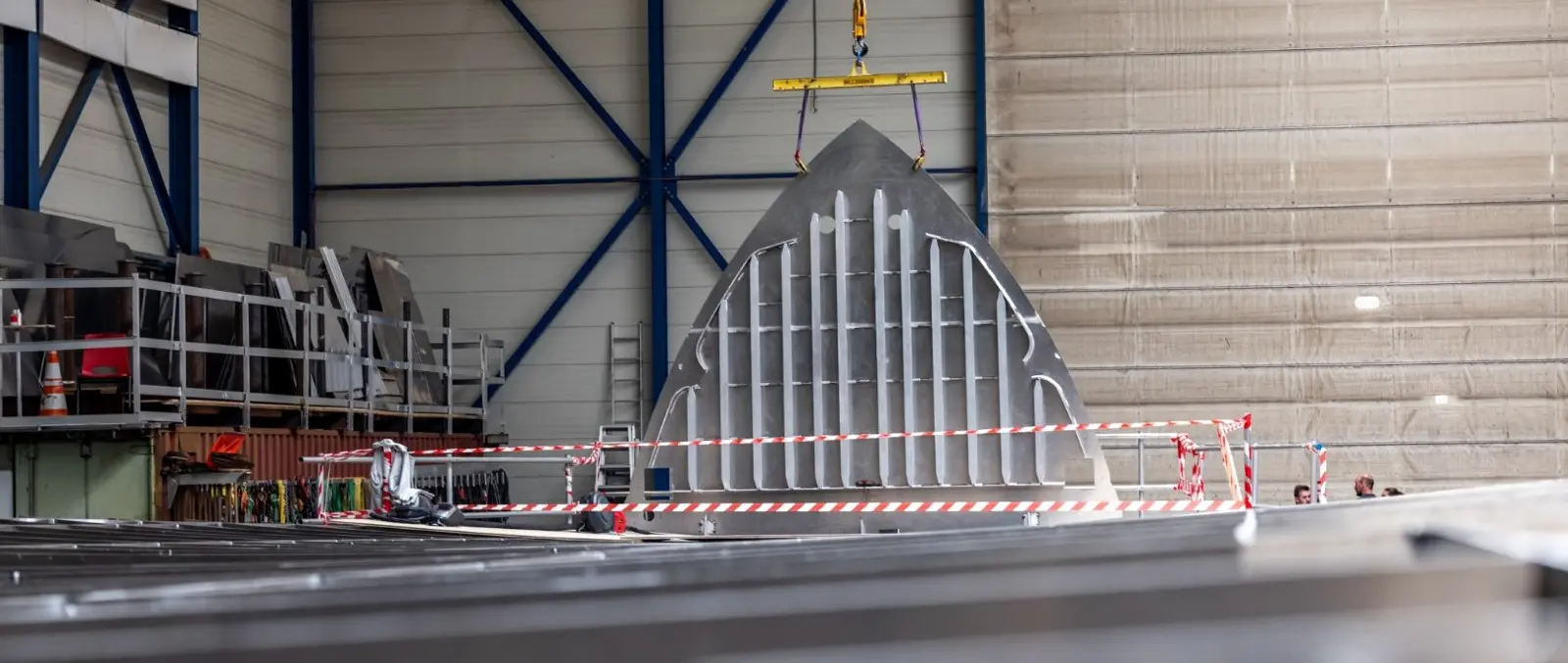 Vitters Lays Keel for 68m Project 3095 Hybrid Ketch — official source image