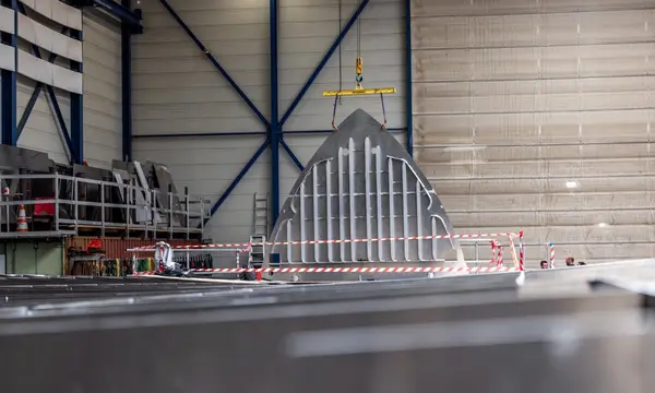 Vitters Lays Keel for 68m Project 3095 Hybrid Ketch — official source image