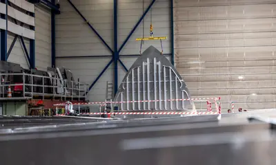 Vitters Lays Keel for 68m Project 3095 Hybrid Ketch — official source image