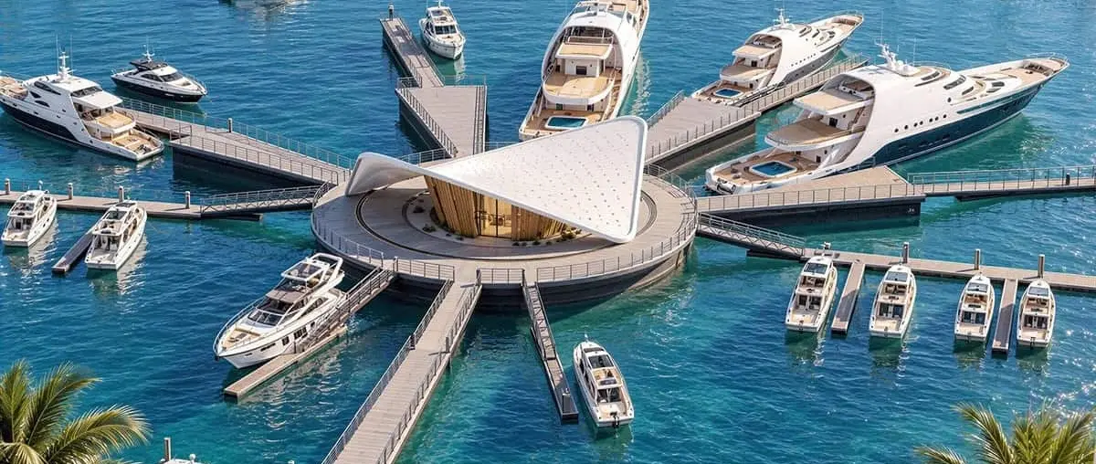 Wynn Reveals 98-Berth UAE Marina for Superyachts Up to 85 Metres — source image