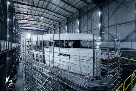 Xplorer 6002 under construction - official Damen Yachting image