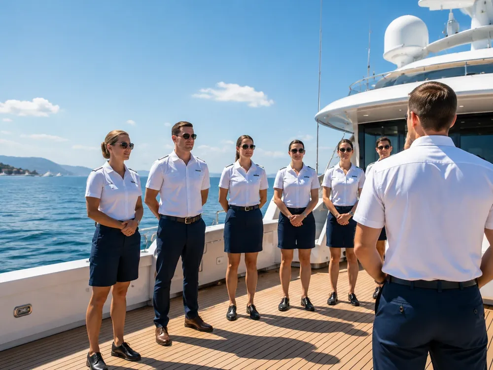 Yacht Crew Services — Professional Crew Briefing