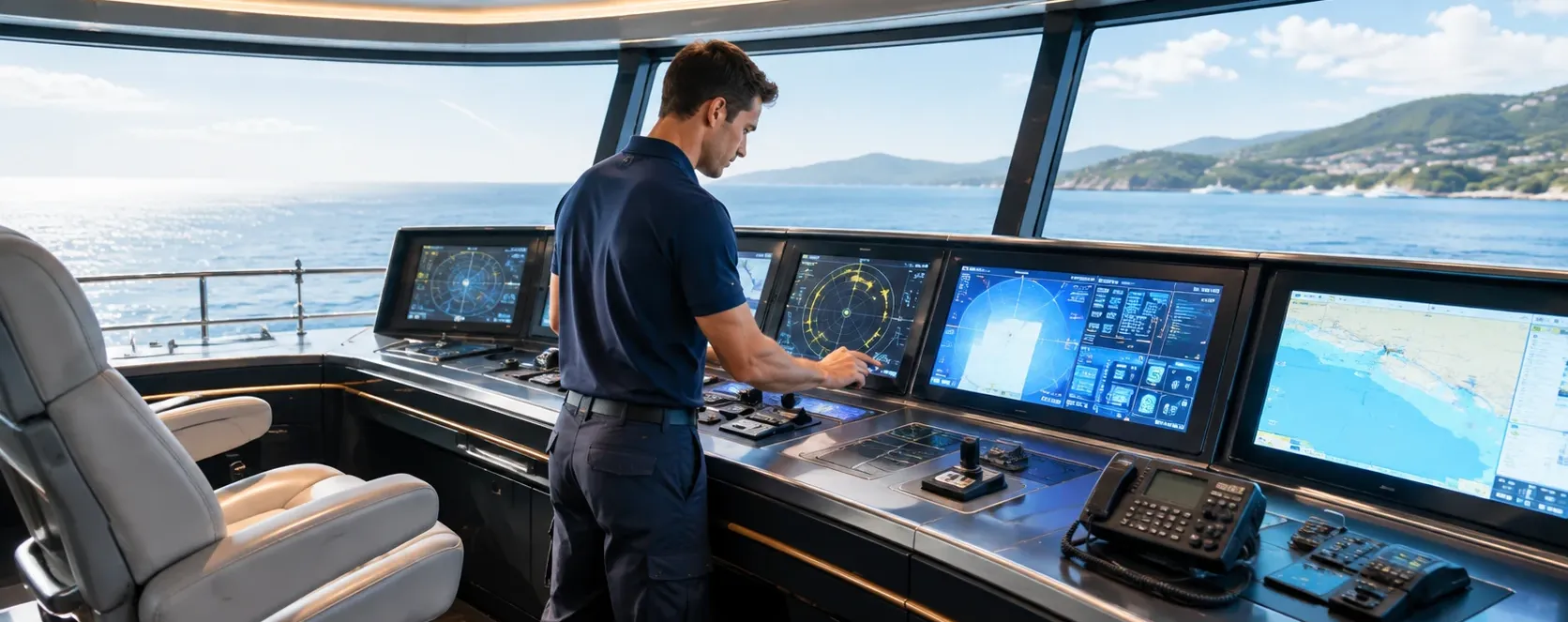 Yacht Electronics, AV and IT — Modern Superyacht Bridge