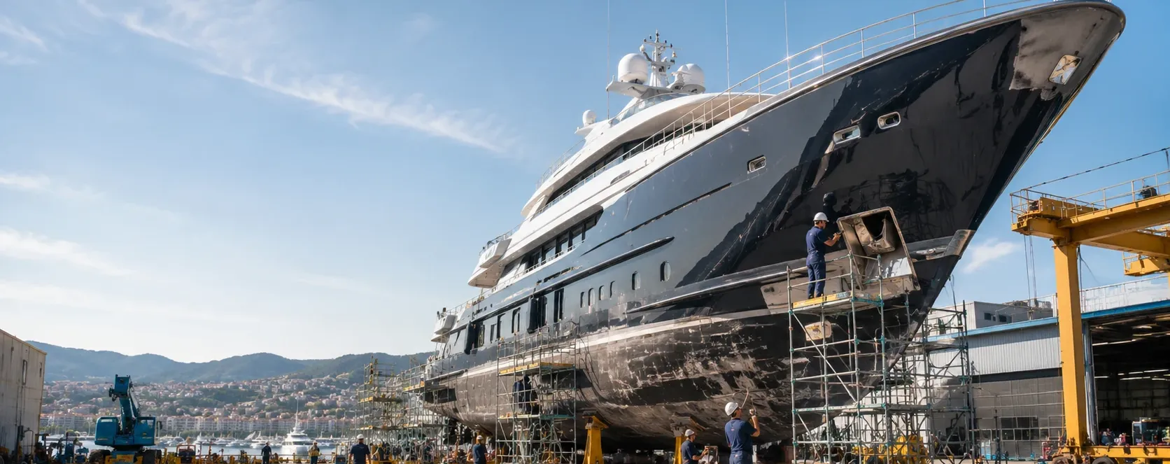 Yacht Refit and Repair — Superyacht Shipyard
