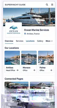 Example of an Enterprise and Custom multi-location, multi-page business presence
